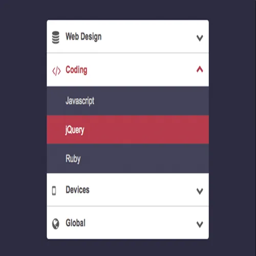 Dropdown menu in html 2