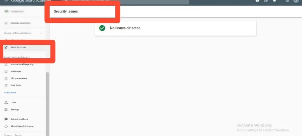 Security issues