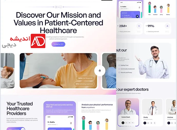 Medical website design