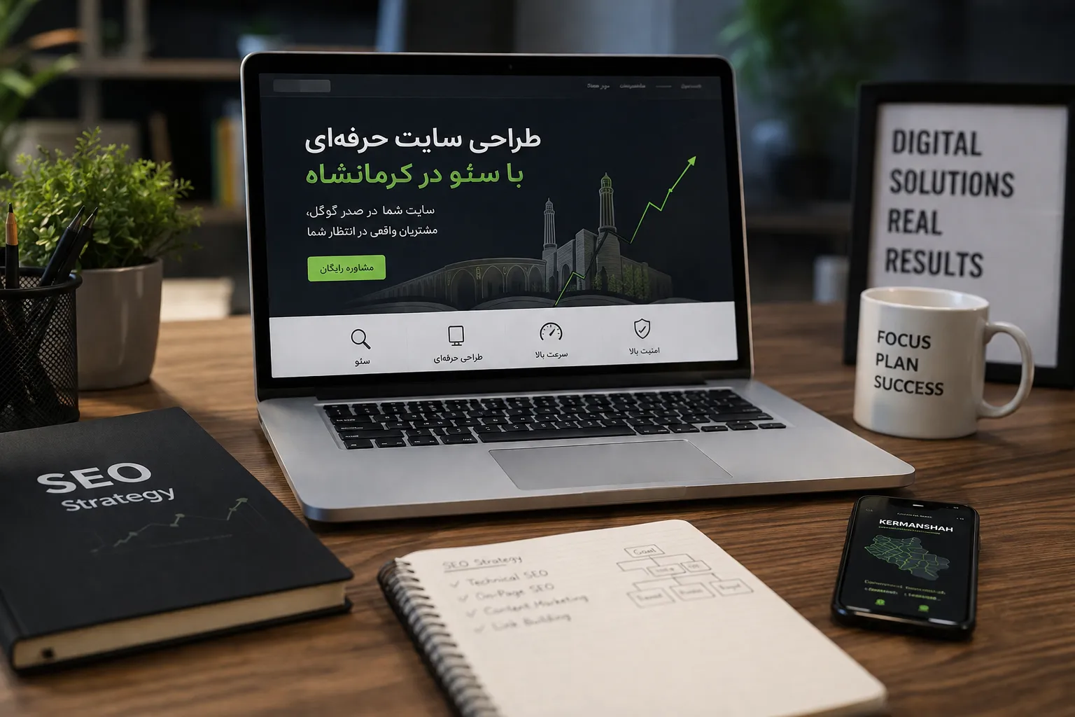 طراحی سایت حرفه ای با سئو کرمانشاه
