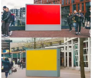 Advertising billboard..