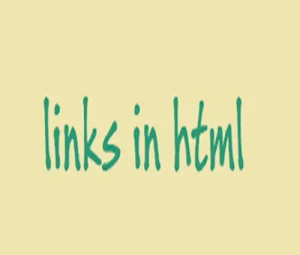 Change link color in HTML