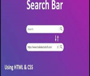 Creating a search box in HTML.