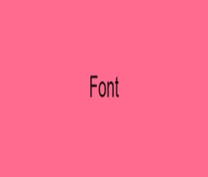 Font weight
