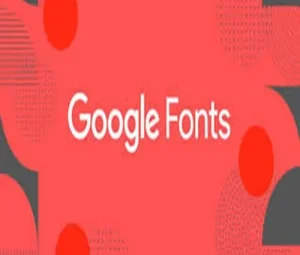 Google font..