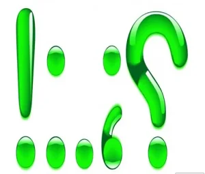 Punctuation mark in the table.