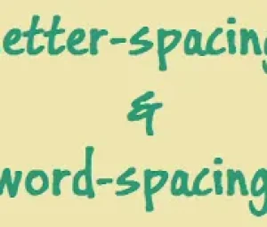 Spacing between elements in html