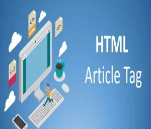 Using the article tag in HTML.